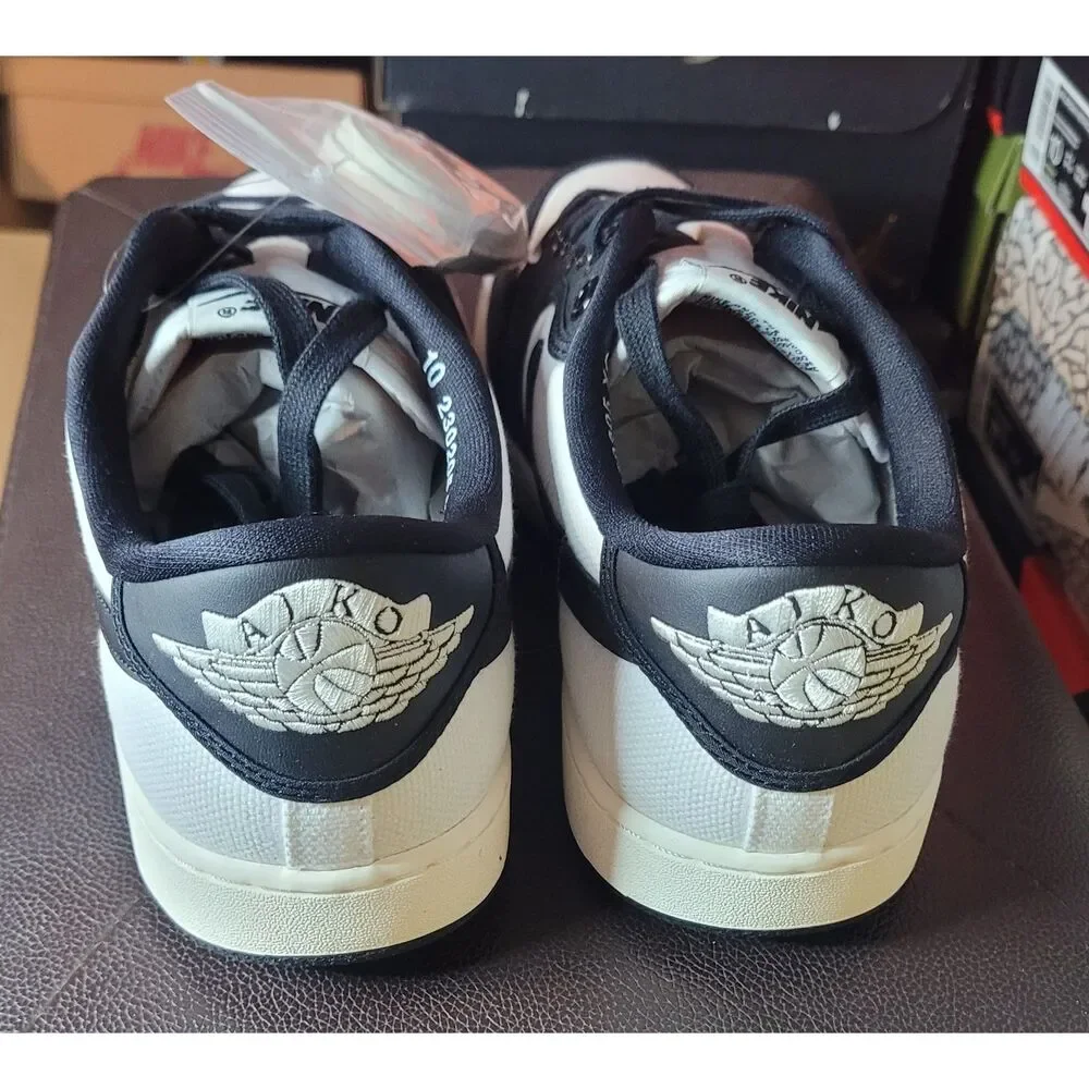 Air Jordan 1 AJKO Low Black White Sail DX4981-100 Men's Size 10 New
